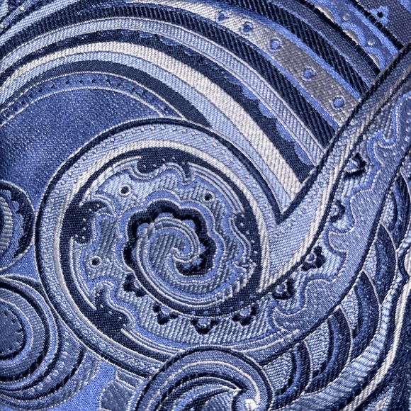 Donald Trump signature collection silk tie, blue gray - Picture 6 of 6